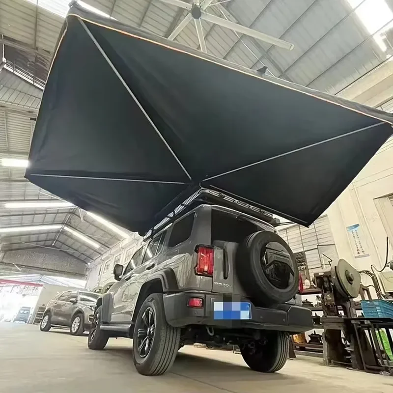 Factory Direct Sales 2m Outdoor UV Camping Awning Canopy Car Side Awning 270 Degree Waterproof Shelter Sun Tarp Double
