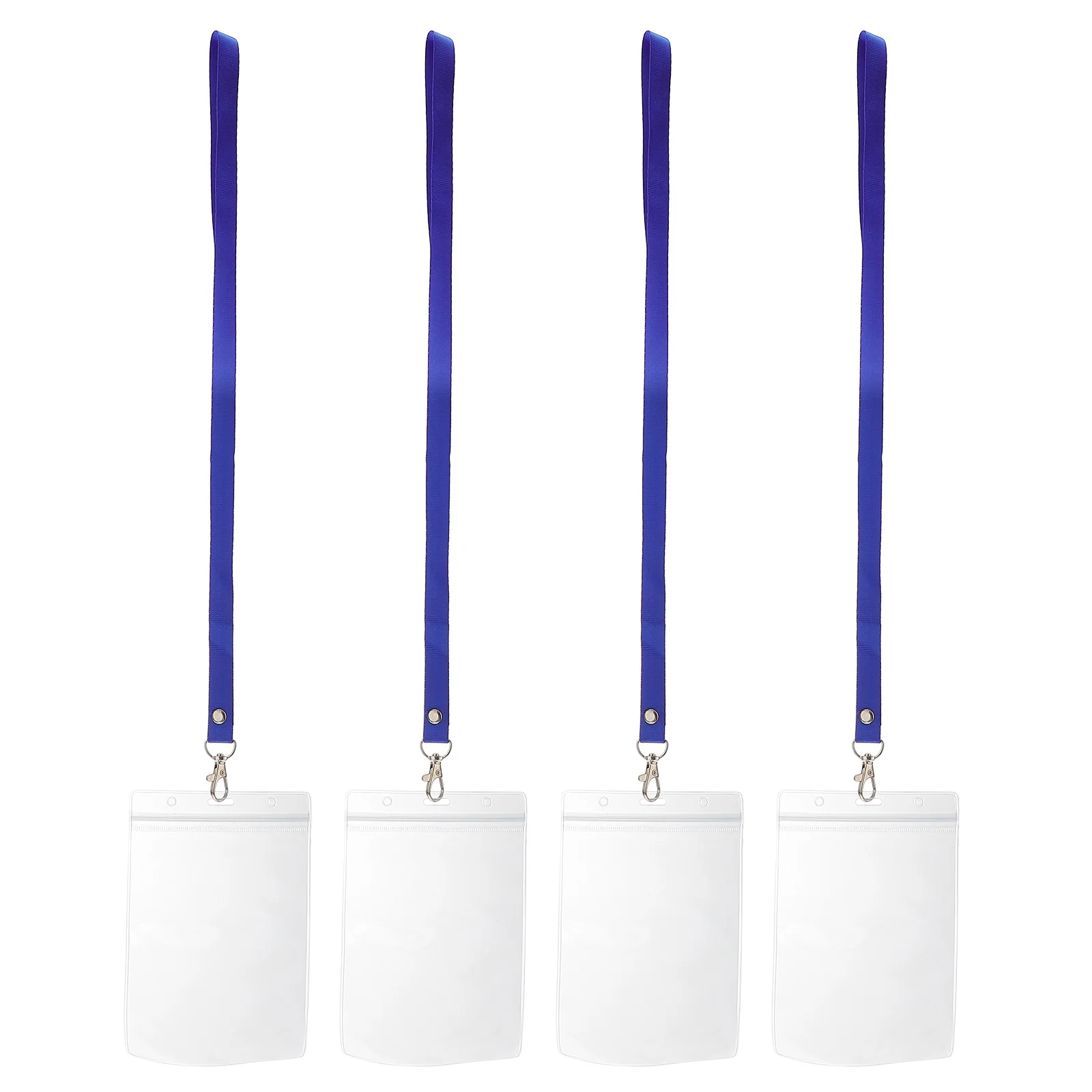 

4Pcs Card Holder Id Tags Set Lightweight Luggage Id Label Strap Attachment Travel Baggage Tag Luggage Tag