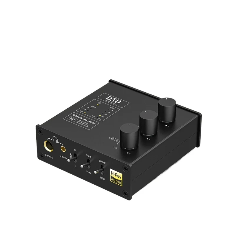 Douk 오디오 k5 헤드폰 앰프 디코더 올인원 usb dac 디지털-아날로그 변환기 dsd256