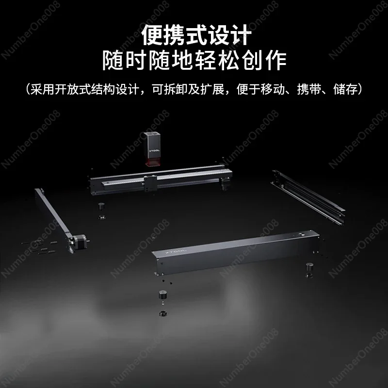 ماكينة الحفر بالليزر XTool D1 Pro10w ماكينة قطع النجارة ماكينة نقش أوراق الشجر الصغيرة الأوتوماتيكية