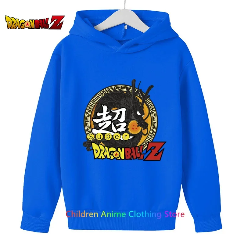 Dragon Ball Z Kids Goku Sweatshirts Baby Boys Clothes For 2023 Autumn New Children\'s Clothing Kids Hoodies Vegeta 3D Sweatshirt