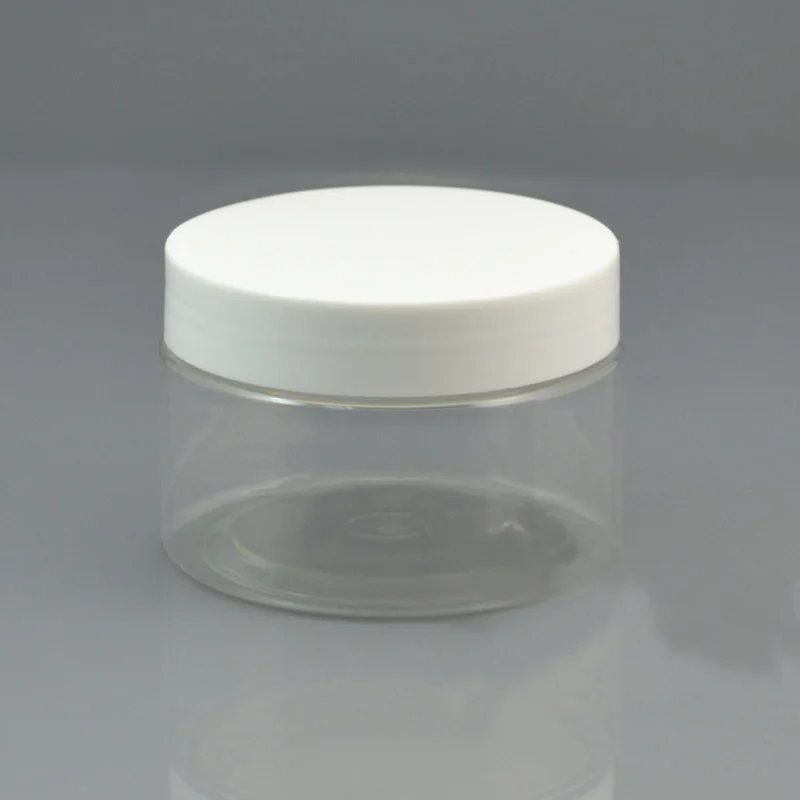 120/150grams clear PET Jar pot black white clear lid cream mask gel essence gel mlisturizer emulsion wax skin care  packing