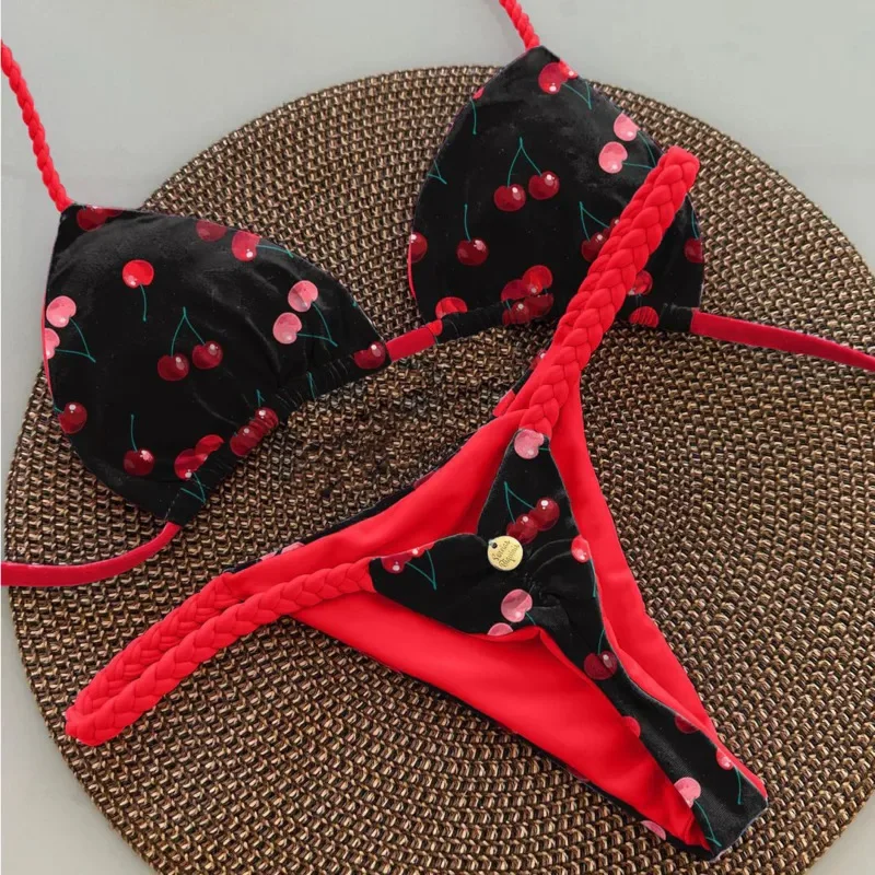 Bikinis sexys de verano, traje de baño para mujer, traje de baño para nadar, trajes de baño, conjunto de Bikini brasileño, ropa de playa, bañista para piscina