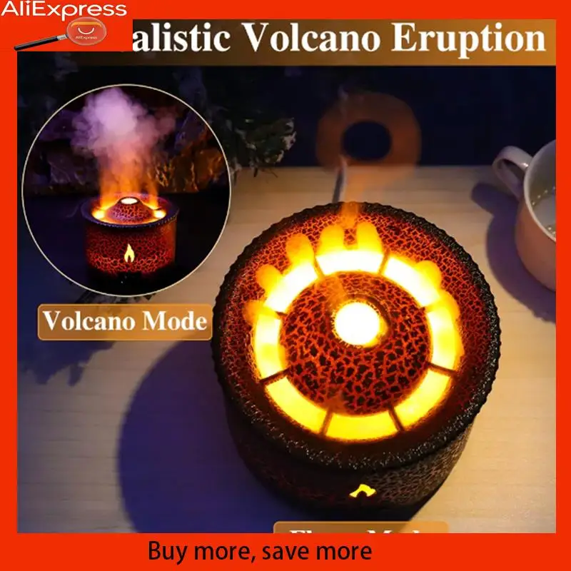 

A67Z дымовое кольцо, диффузор с вулканическим пламенем, 360 мл, диффузор для ароматерапии, эфирного масла, увлажнитель воздуха, рождественский подарок (A), вилка европейского стандарта, прочный