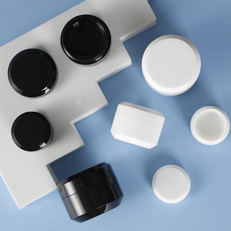 30PCS 5G 10G 15G 30G Plastic Empty Jar Pot Travel Cosmetic Sample Makeup Face Cream Containers Nail Art Organizer Home
