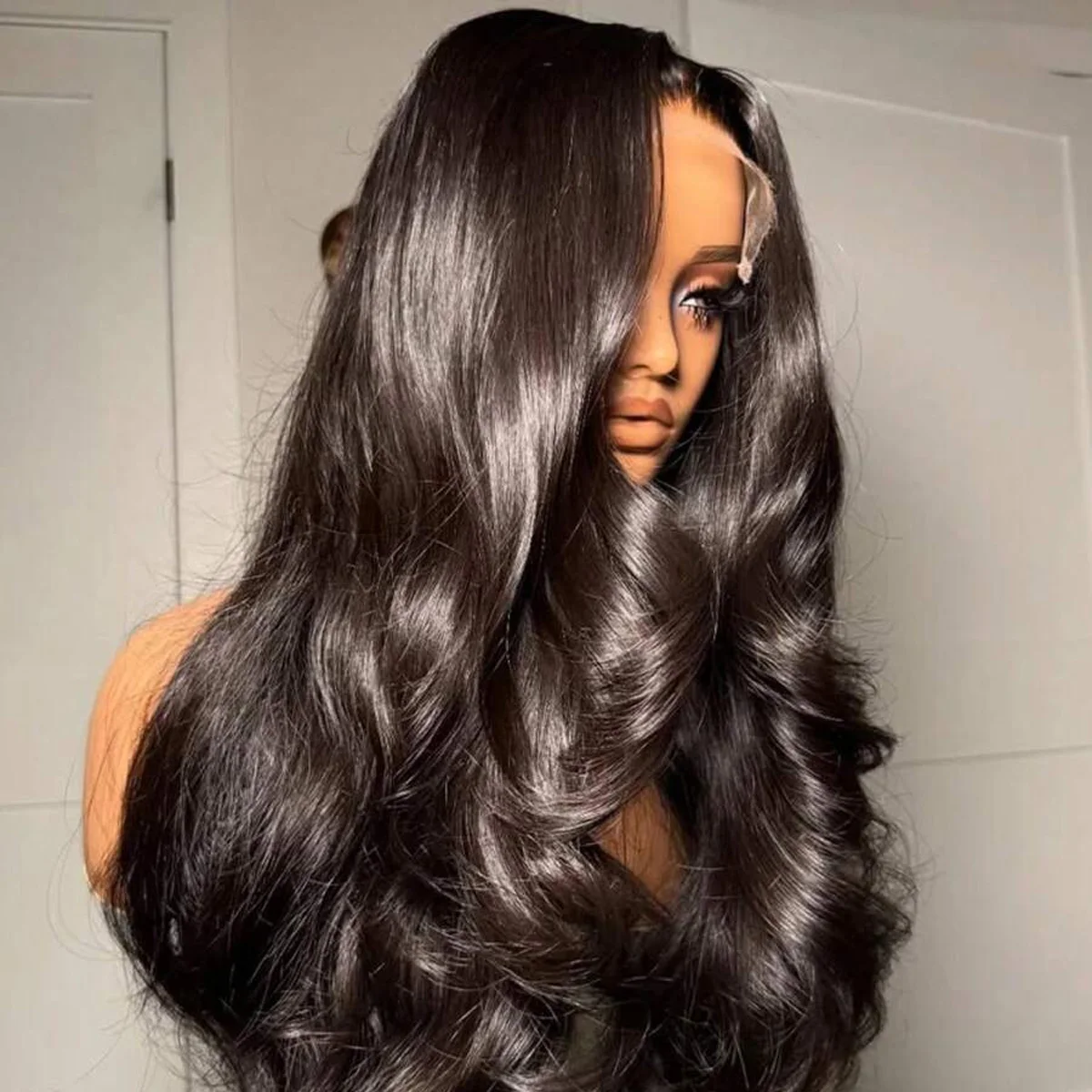 

34 inch 220 Density Body Wave Transparent 13x4 Lace Front Human Hair Wig Glueless Wig Human Hair Pre-Plucked Brazilian Remy Hair