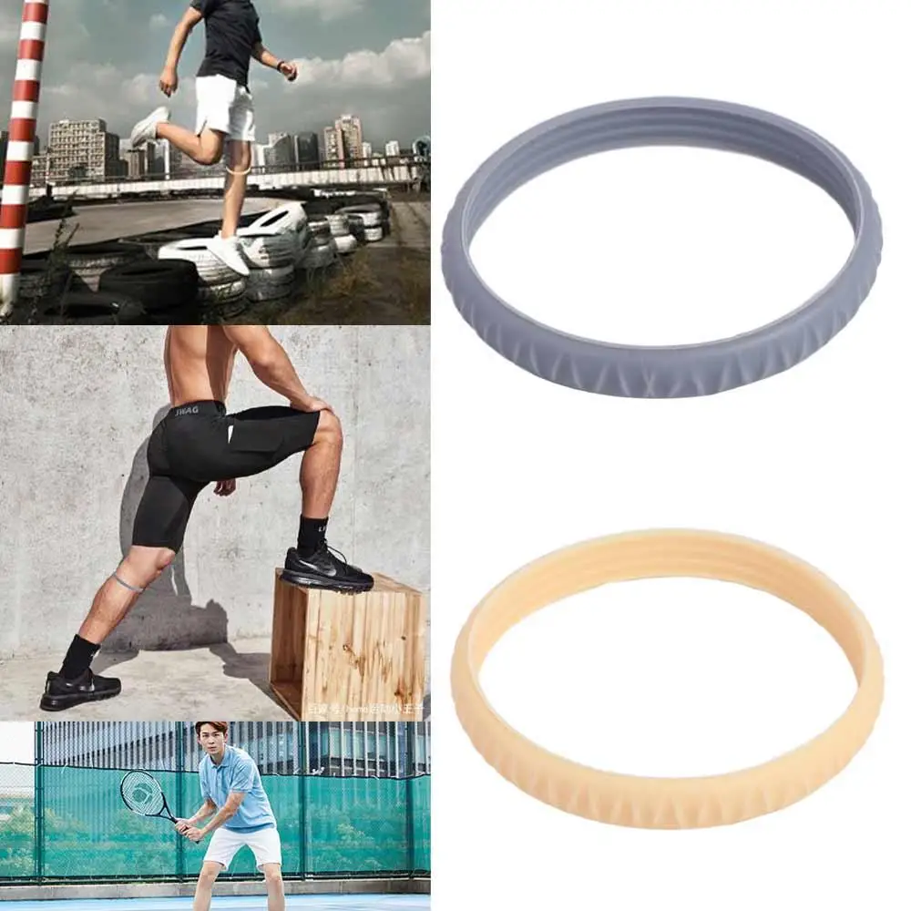 Pressurized Version Basketball Knee Force Belt Rubber Band Silica Gel Patella Knee Joint Ring Skin Color Elastic Patella Belt