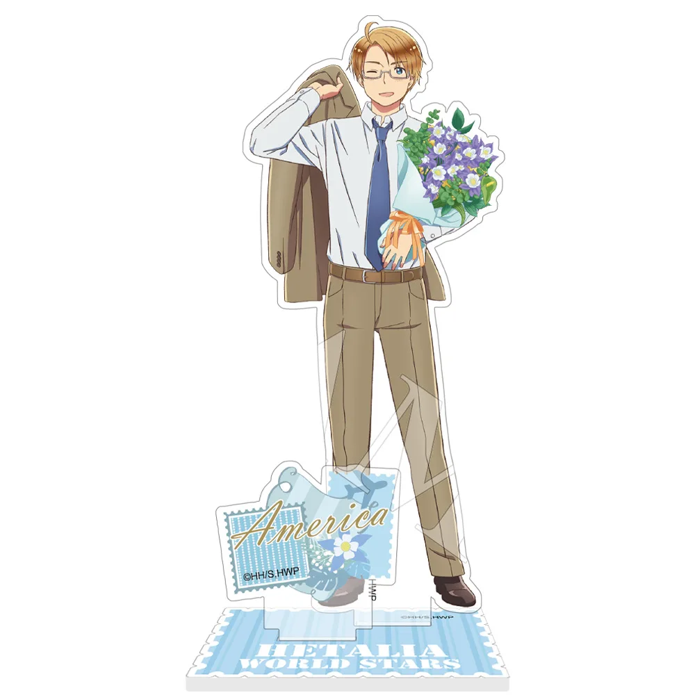 Hetalia World Stars Axis Powers Heroes Italië Duitsland Japan China Officiële autorisatie Flower Series Acryl staande platen