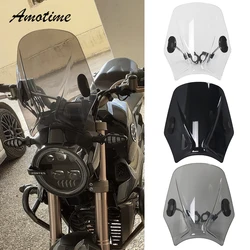 For G1125 2021 - 2023 Universal Motorcycle Windscreen Windshield Covers Screen Smoke Lens Motorbikes Deflector For ZONTES G1-125
