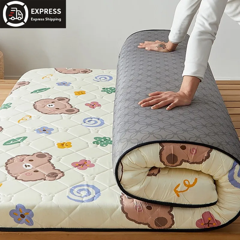 

Thiened Soft Mattr Home Use Tat Single Student Sponge Pad Bedding Quilt Rent Special Household Water Waable Polyest...