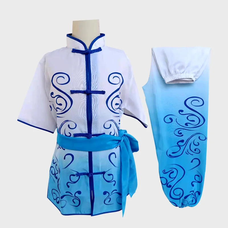 Chinese Traditional Wushu Clothing Children Kungfu Tai Chi Costumes Outfit Martial Arts Stage Performance Uniforms Boys Girls