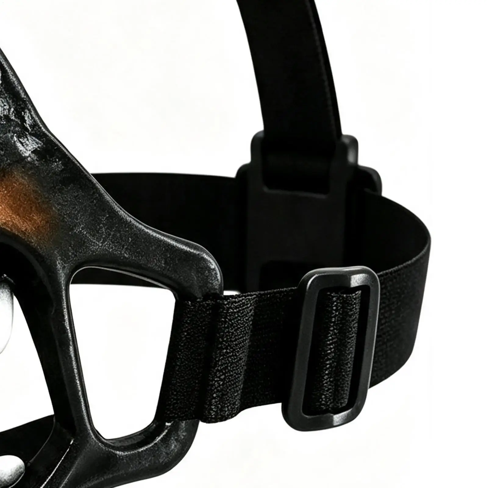 Beißschutz-Maulkorb, atmungsaktiv, flexibel, Halloween-Kostüm-Zubehör mit gruseligen Zähnen, großer Hundemaulkorb zur Verhinderung von Bissen beim Training – Detail 1