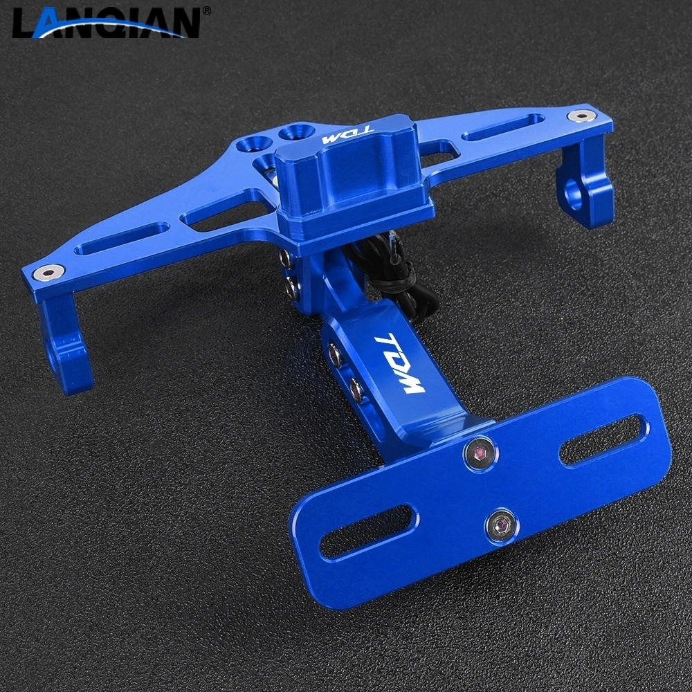 

For YAMAHA TDM 900 850 TDM900 TDM850 Motorcycle Fender Eliminator Adjustable License Plate Holder Bracket LED Turn Signal Light