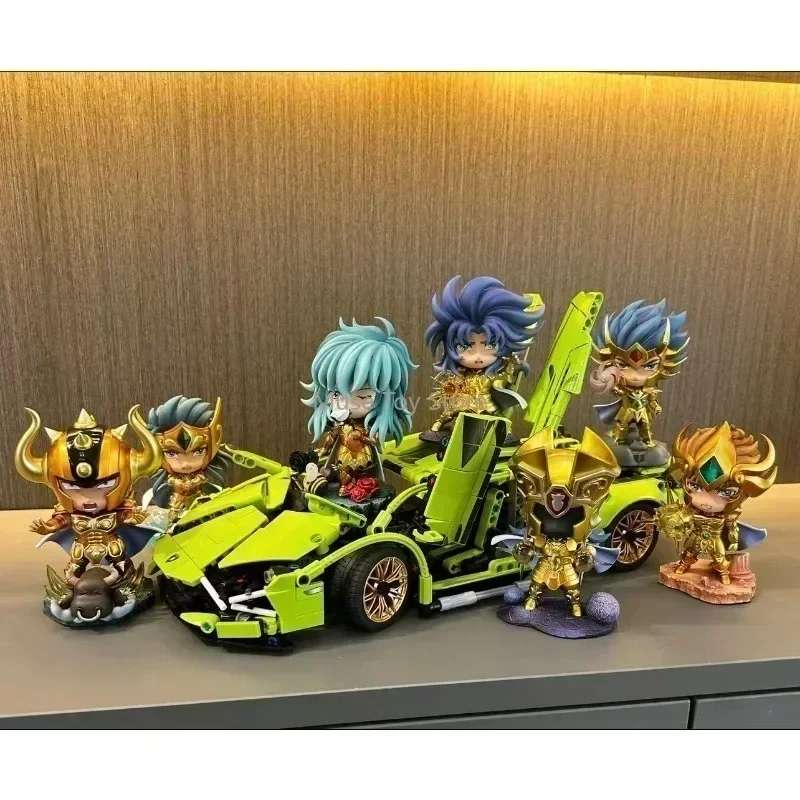 FOC GK Mini Saint Seiya mythe boîte en tissu chevaliers du zodiaque 12 Constellation boîte cadeau figurine modèle jouet résine Q Statue