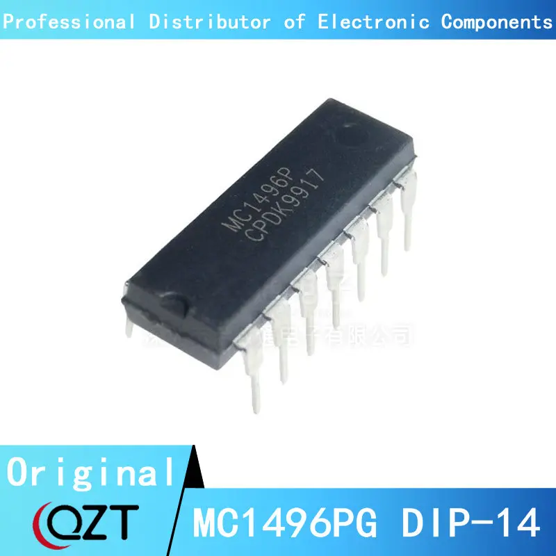 

10pcs/lot MC1496 DIP14 MC1496P MC1496PG DIP-14 chip New spot