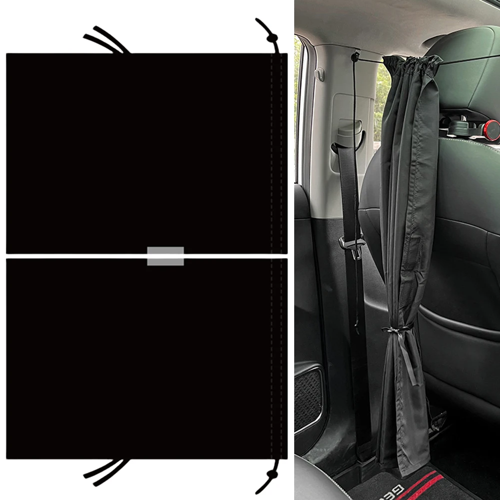 

Car Rear Shading Curtain Universal Auto Sunshade Covers Protects Privacy for Kids Baby Travel Camping Sleeping