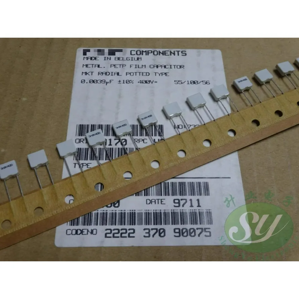 

20PCS MKT370 0.0039uf/400v 3.9nf 3900pf 3N9 392 Brand New 5mm Film Capacitor