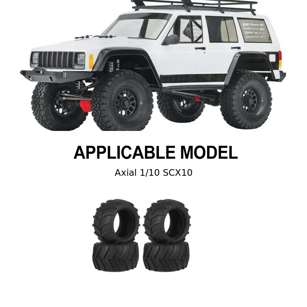 

Колесные шины на гусеничном ходу RCGOFOLLOW 1,9 дюйма, 1/10, TT02, 94122, 94123, SCX10, 90046, TRX4, детали для автомобиля на радиоуправлении, автомобильные аксессуары на радиоуправлении, черный цвет