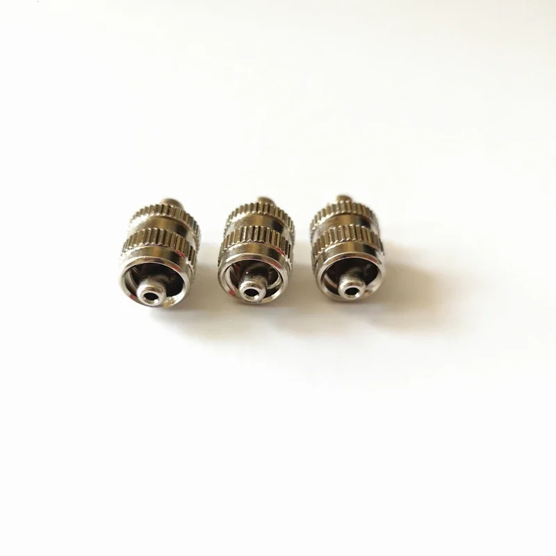 

Nickel-plated brass luer lock fitting M5 male thread connector factory store metal luer adaptor Ten piece set