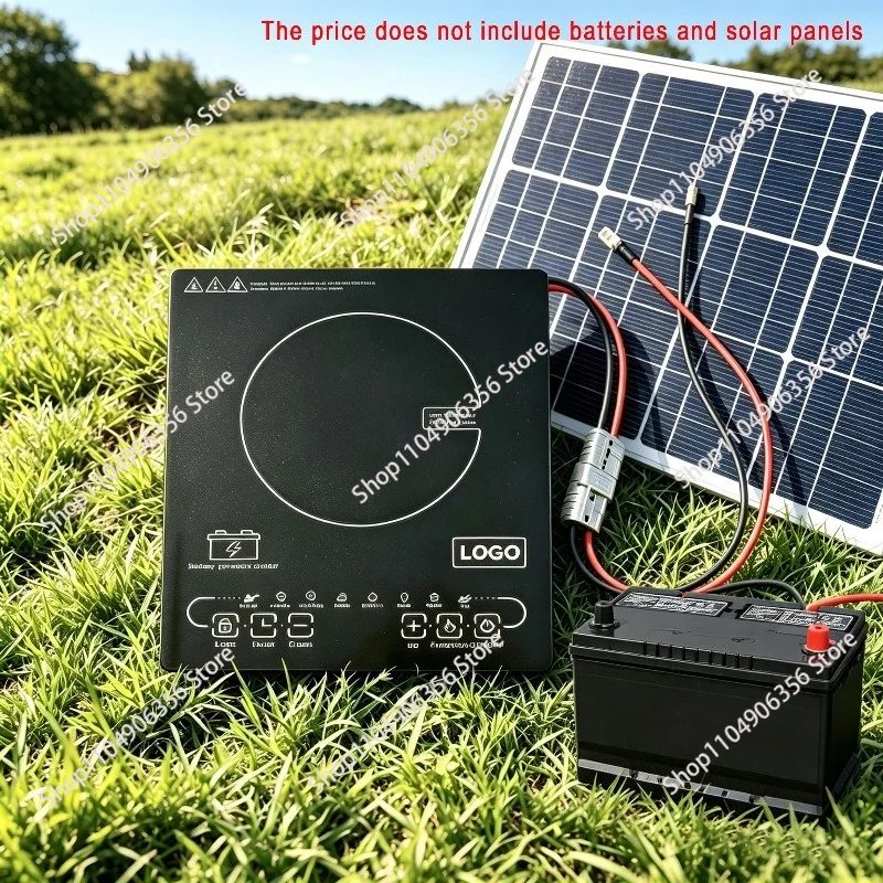 for  Competitive Price Solar Single Hotpot Cookware DC24V 48V Induction Cooker Cooktop Cooking Stove