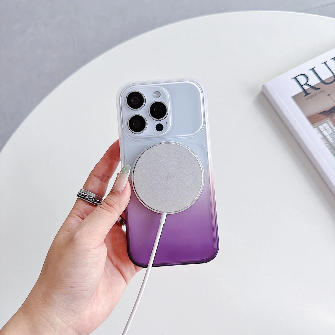 Magnetic Charging Stand - Soporte Giratorio 360° con Funda Degradada