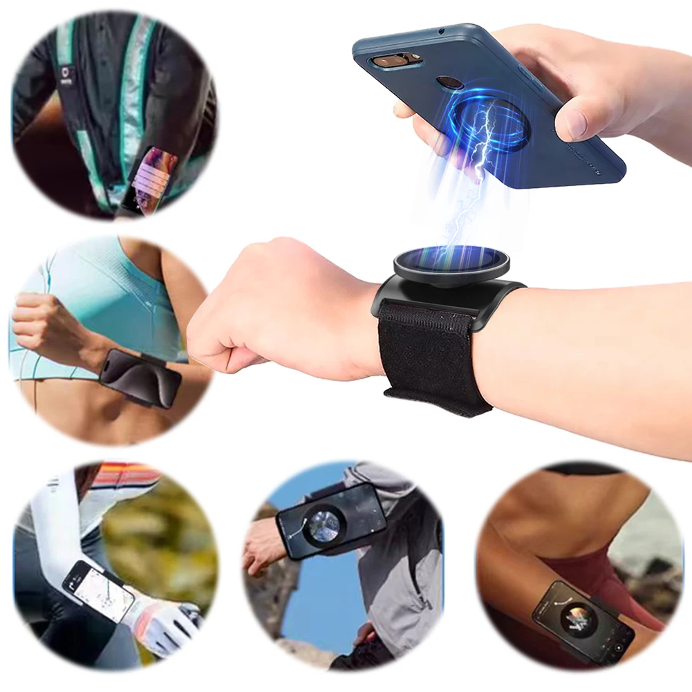 Magnetic Phone Holder Multifunctional Mobile Phone Holder Wrist Strap Strong Magnetic Suction Phone Bracket for Stanley Tumbler