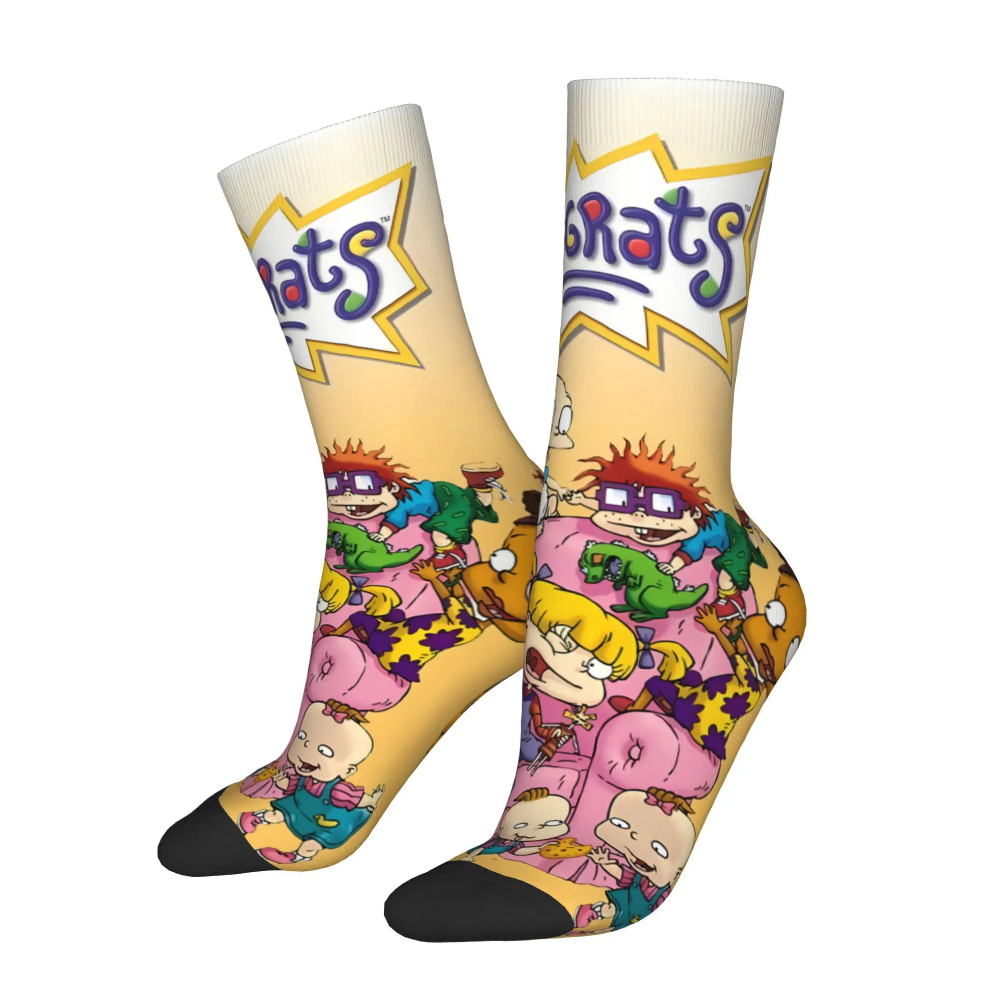 

Cartoon Sock Printed Man Polyester