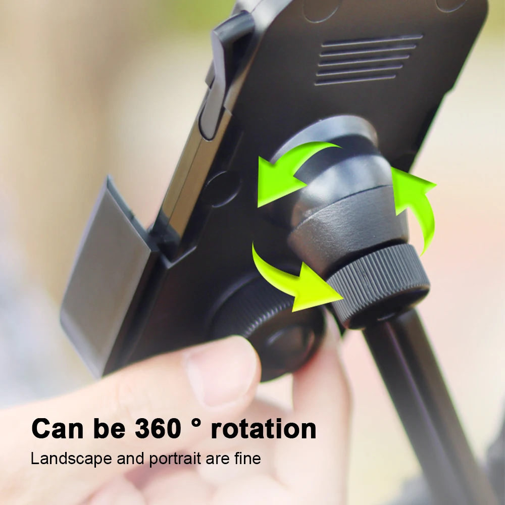 Support de téléphone portable de moto guidon support de téléphone de vélo support de téléphone vtt antidérapant support de téléphone portable rotatif à 360 °