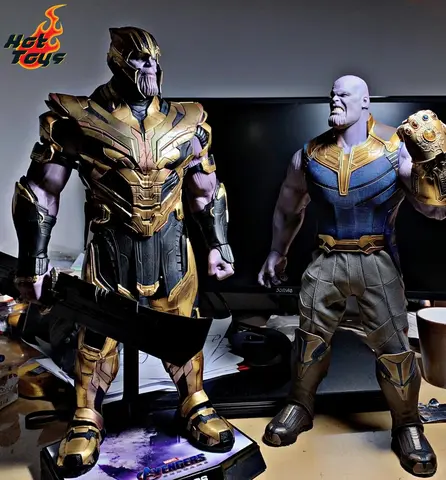 In Stock Hot Toys HT MMS529 1/6 Marvel Avengers 4 Thanos 2.0 3.0 4.0 Action Figure 12inch Full Set Model Toys Ornament Gifts