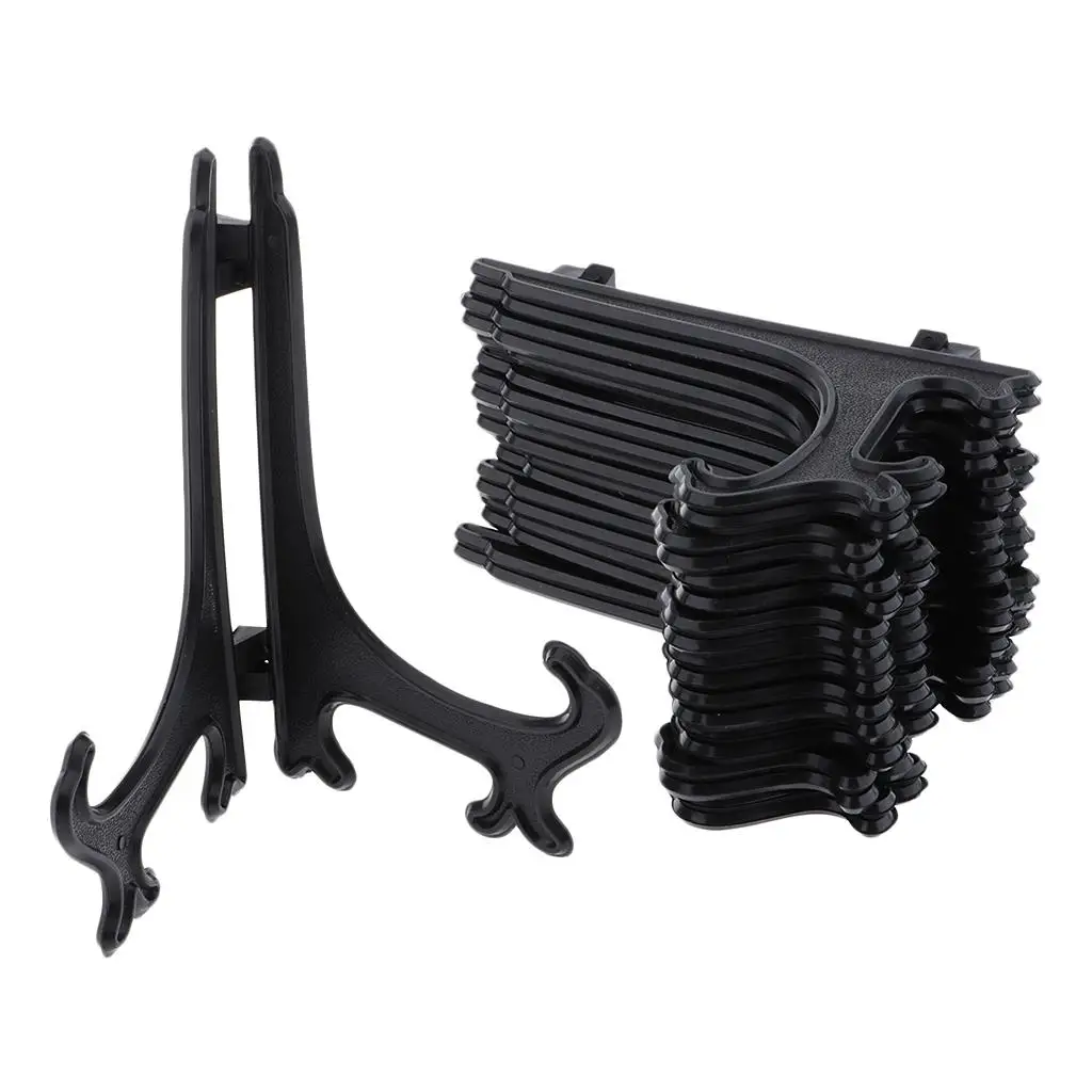 写真と本のプレートホルダー、プレートスタンド、金属製、10個