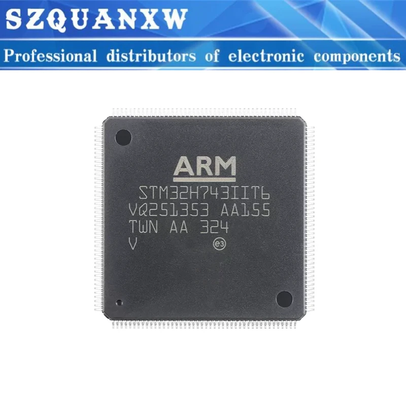 STM32H743 STM32H743IIT STM32H743IIT6 STM32 H743IIT6 32H743II LQFP-176 ARM Cortex-M7 32-bit Microcontrollers-MCU IC Chip