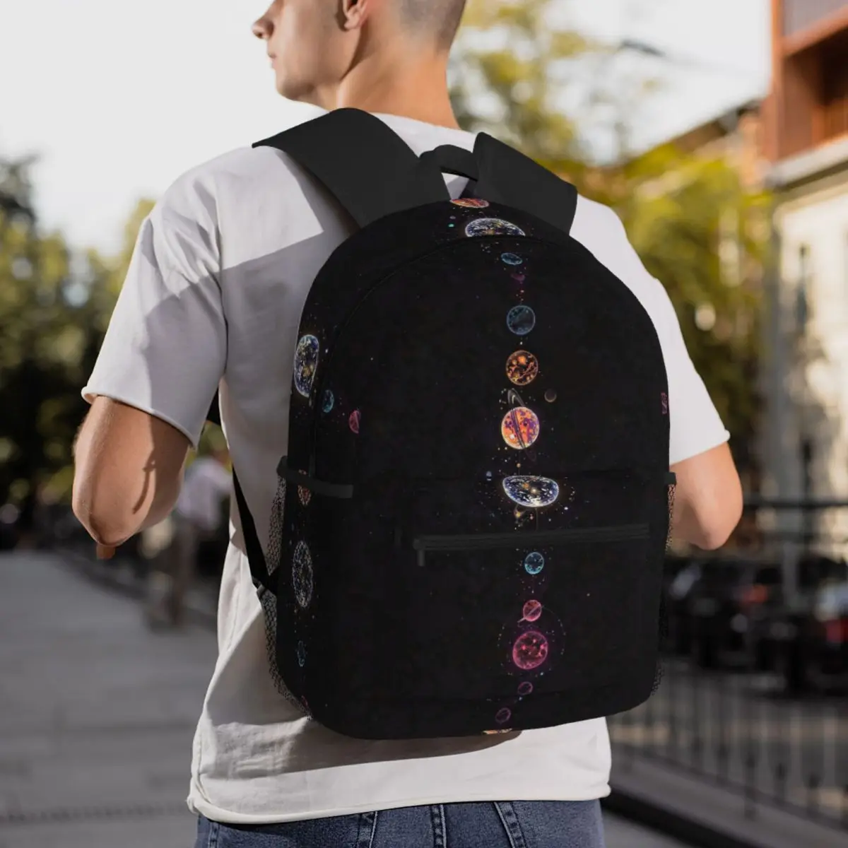 Solar System (7) Backpack Student BookBag Kids School Bag Computer Shoulder Bags for Boys Girls
