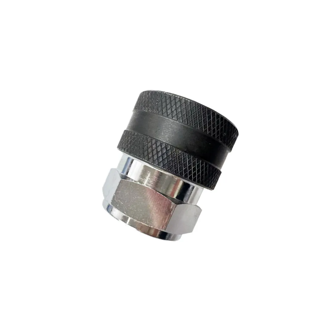 GT-K3 Series Carbon Steel Hydraulic Quick Coupler Featuring G3/8 Internal Thread for Secure Push-to-Connect Fluid Coupling