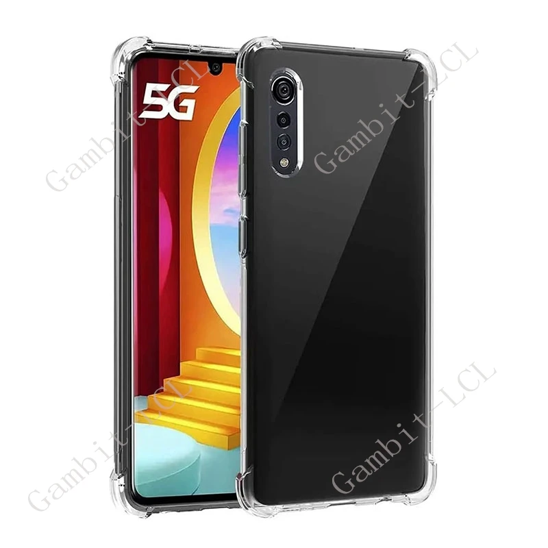 Anti-Falling Case For LG Velvet 5G 2020 6.8" LM-G900N LM-G900 LM-G900EM Soft TPU Original Shockproof Back Cover ON LG Velvet view 3