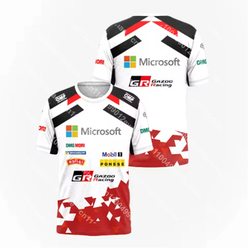 

New F1 racing T-shirt Men's Rally Short sleeve outdoor extreme sports cycling suit top Breathable and comfortable racing wear
