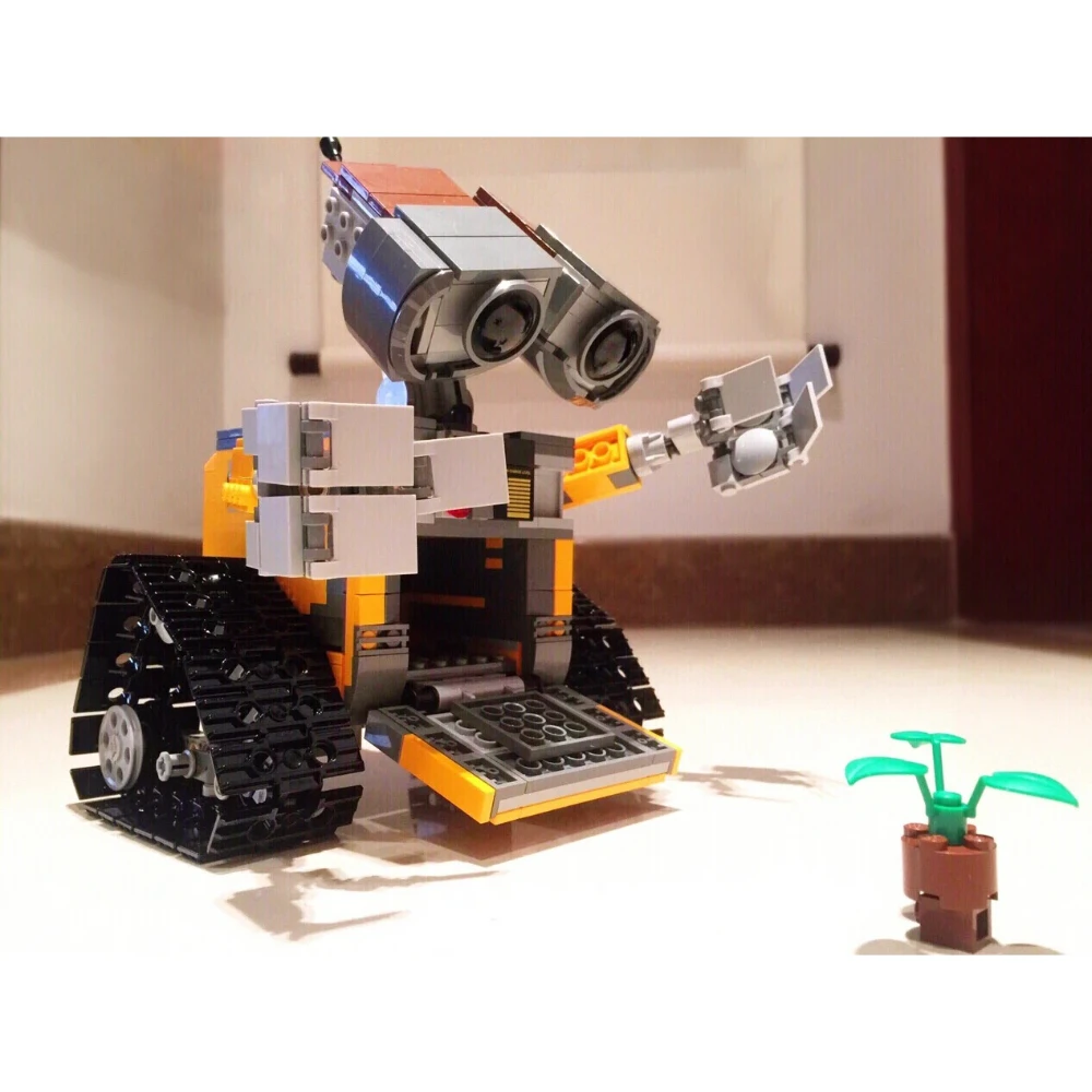 Robot per la pulizia della terra 21303 Set di blocchi da costruzione compatibili con particelle Legoed Adatto per regali di Natale 677 pezzi