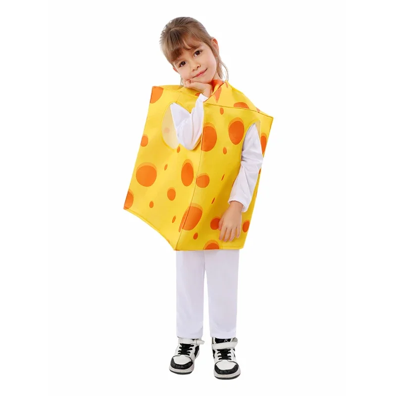 Lebensmittel Lustiges Kostüm Kinder Donut Schokolade Pizza Käse Marmelade Saft Wurst Hot Dog Cosplay Karneval Party Halloween Kostüm Requisiten
