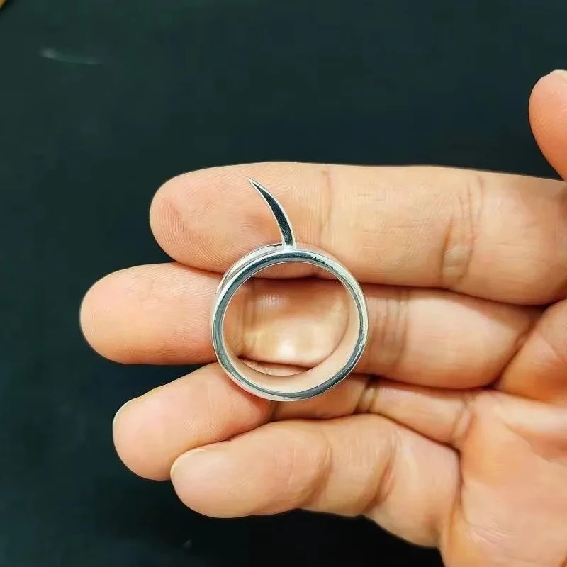 Anime Angriff auf Titan Anpassung Annie Leonhart Cosplay Ring Ani Reonhato Unisex Ringe Schmuck Party Zubehör Geschenke