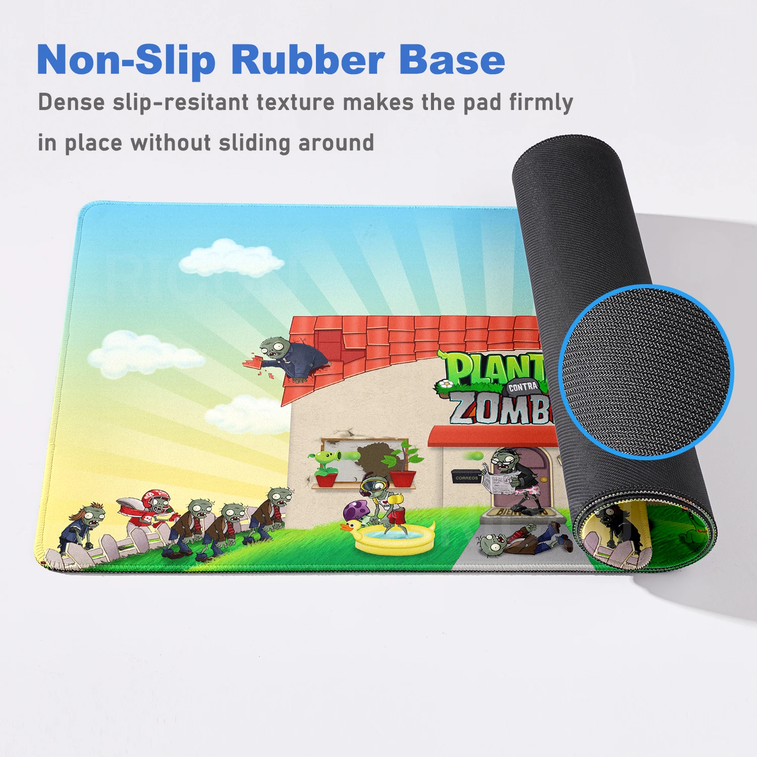 النباتات مقابل زومبي PVZ خرائط ماوس الوسادة XXL لوحة المفاتيح حصيرة مكتبية 90x40 سنتيمتر tapis de souris الكمبيوتر teclado mecânico Deskpad ملحقات الكمبيوتر المحمول