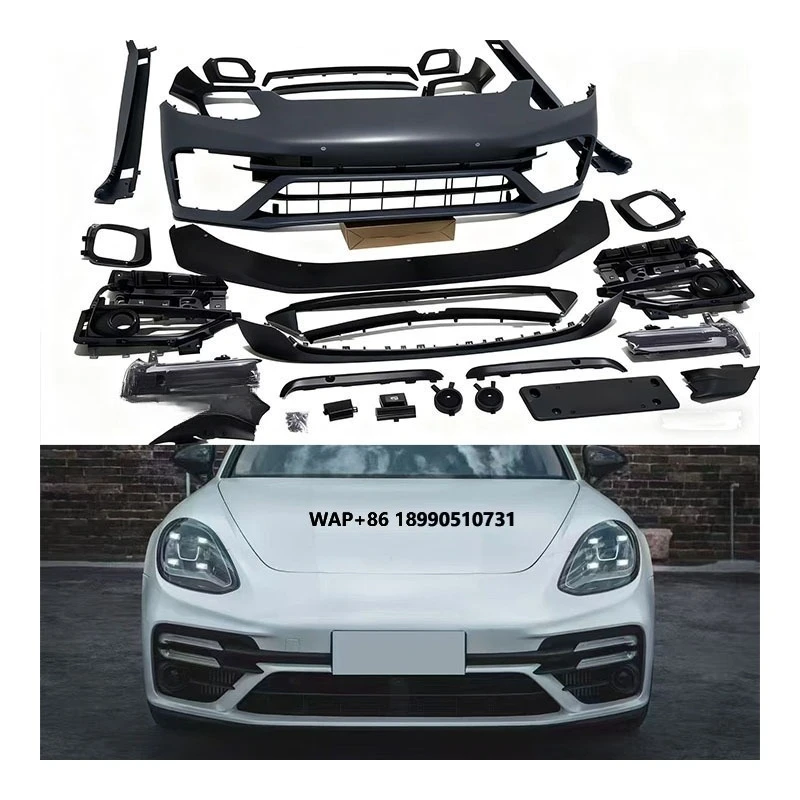 

For Porsche 971 Turbo Encirclement Bumper Upgrade Kit-Bolt-On Exhaust Cut-Outs Universal Fitment