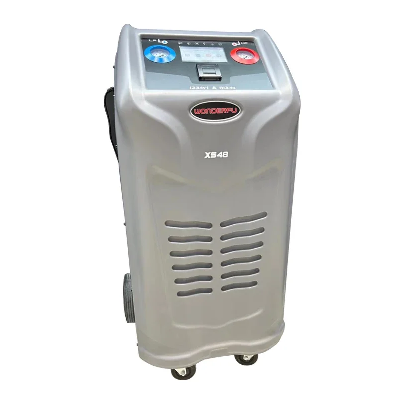 Automotive R134a 1234FY Refrigerant Recovery Filling Machine AC Flushing & Recycling Equipment For Car Care
