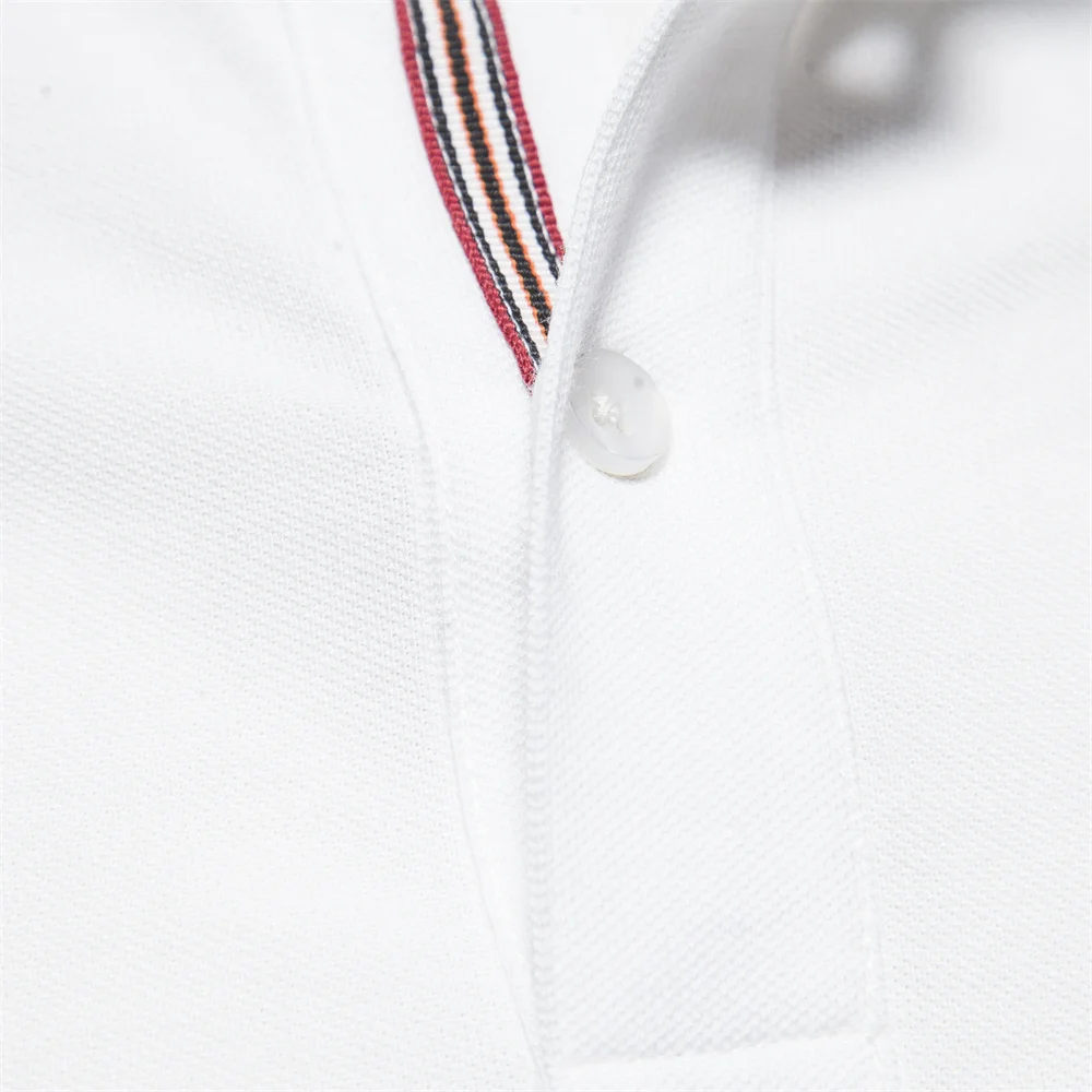 Polos en coton à manches courtes pour hommes, chemises solides, haute quantité, nouveaux vêtements d\'été