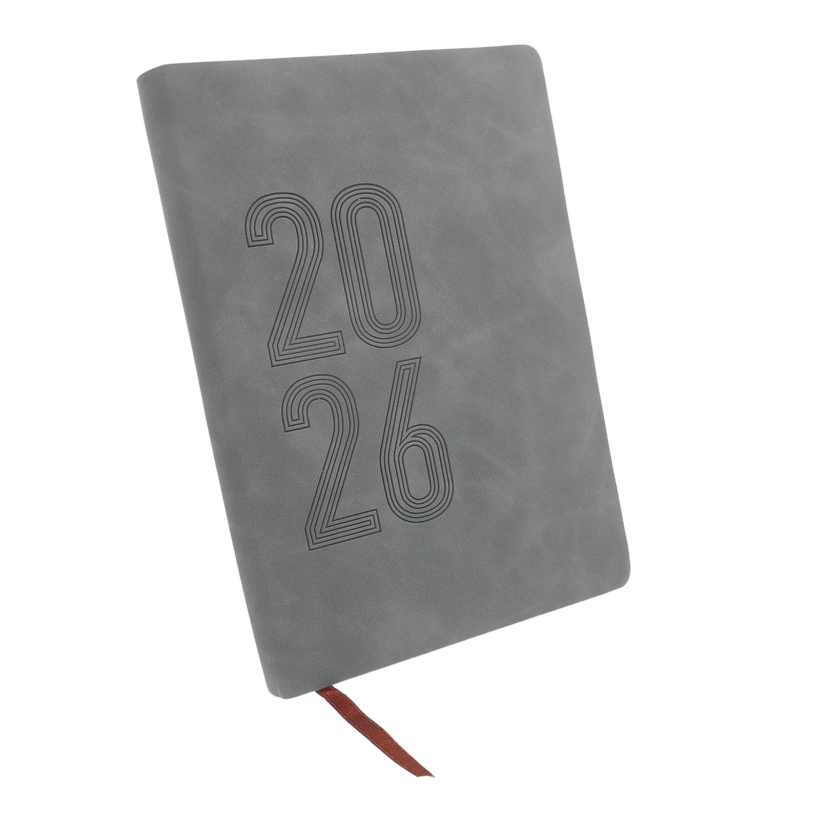 

2026 Planner: English Notebook Calendar Agenda Journal Daily Monthly Grey 12 Months Office