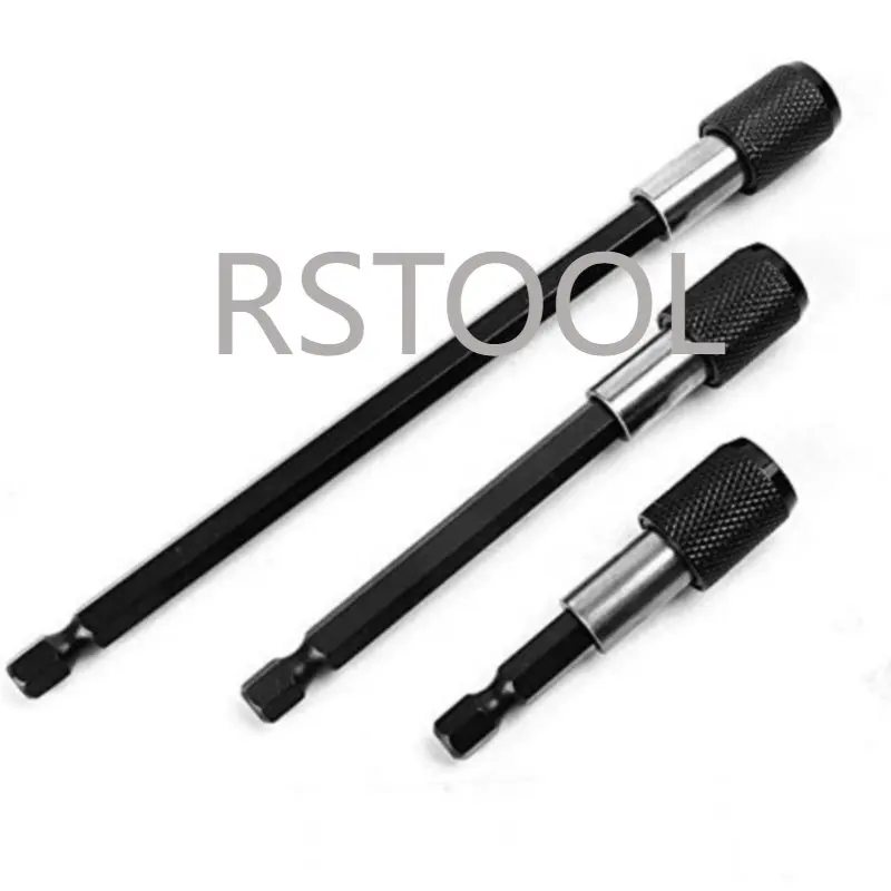 1/4 Inch Hex Shank Quick Release Screwdriver Bit Holder Extension Bar 60mm 100mm 150mm