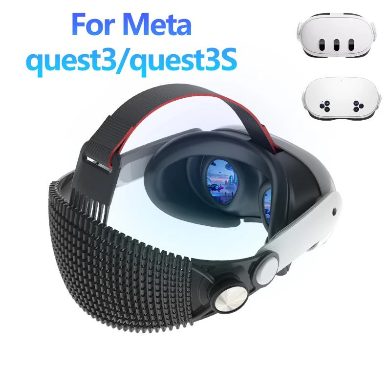 Suitable for Meta Quest 3/Quest 3S Elite Head Strap Accessory, Soft and Comfortable to Relieve Pressure, Allowing You to Lie Dow