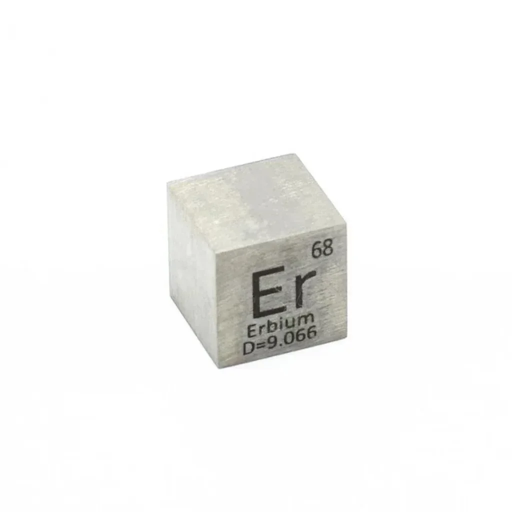 Erbium Er Carved Element Periodic Table Cube 10mm 99.9%