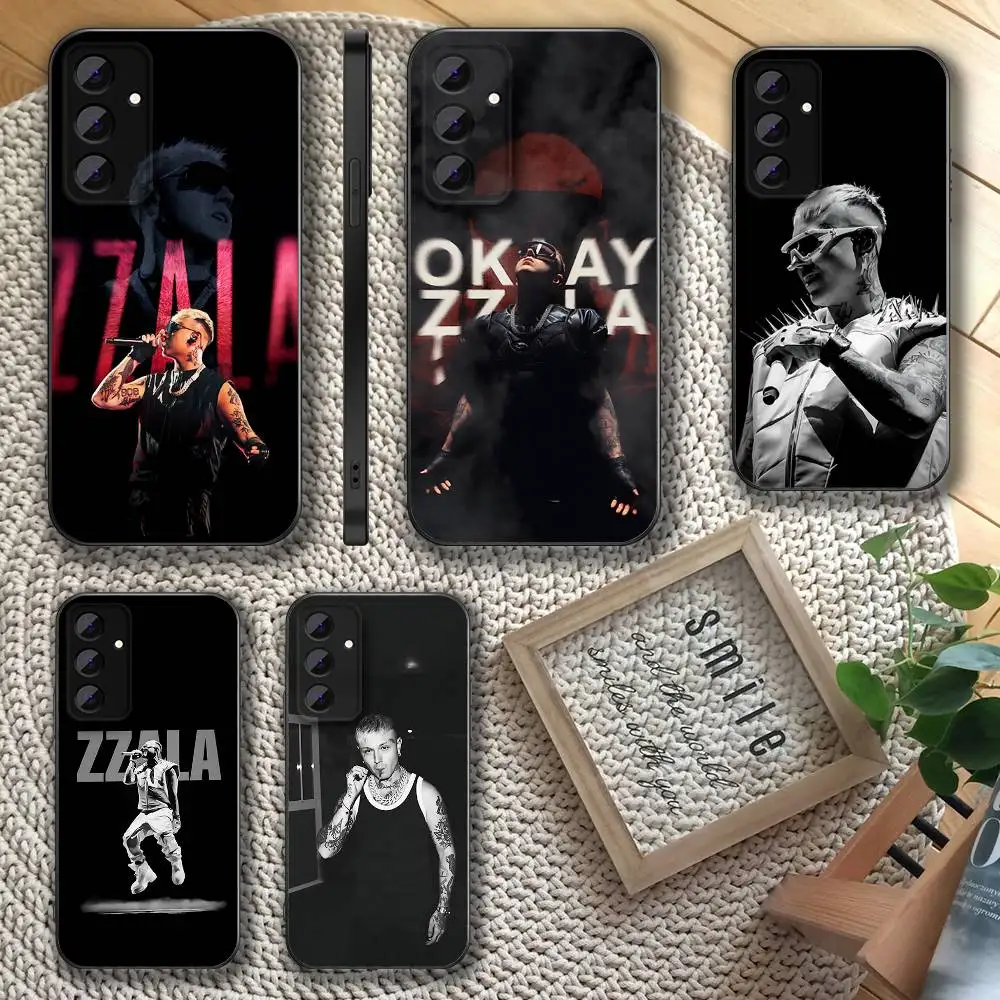 

L-Lazza Italian Rapper Phone Case For Samsung S 25,24,23,22,30,21,10,9,Ultra,Plus,Lite,FE,4,5 G Soft Black Case