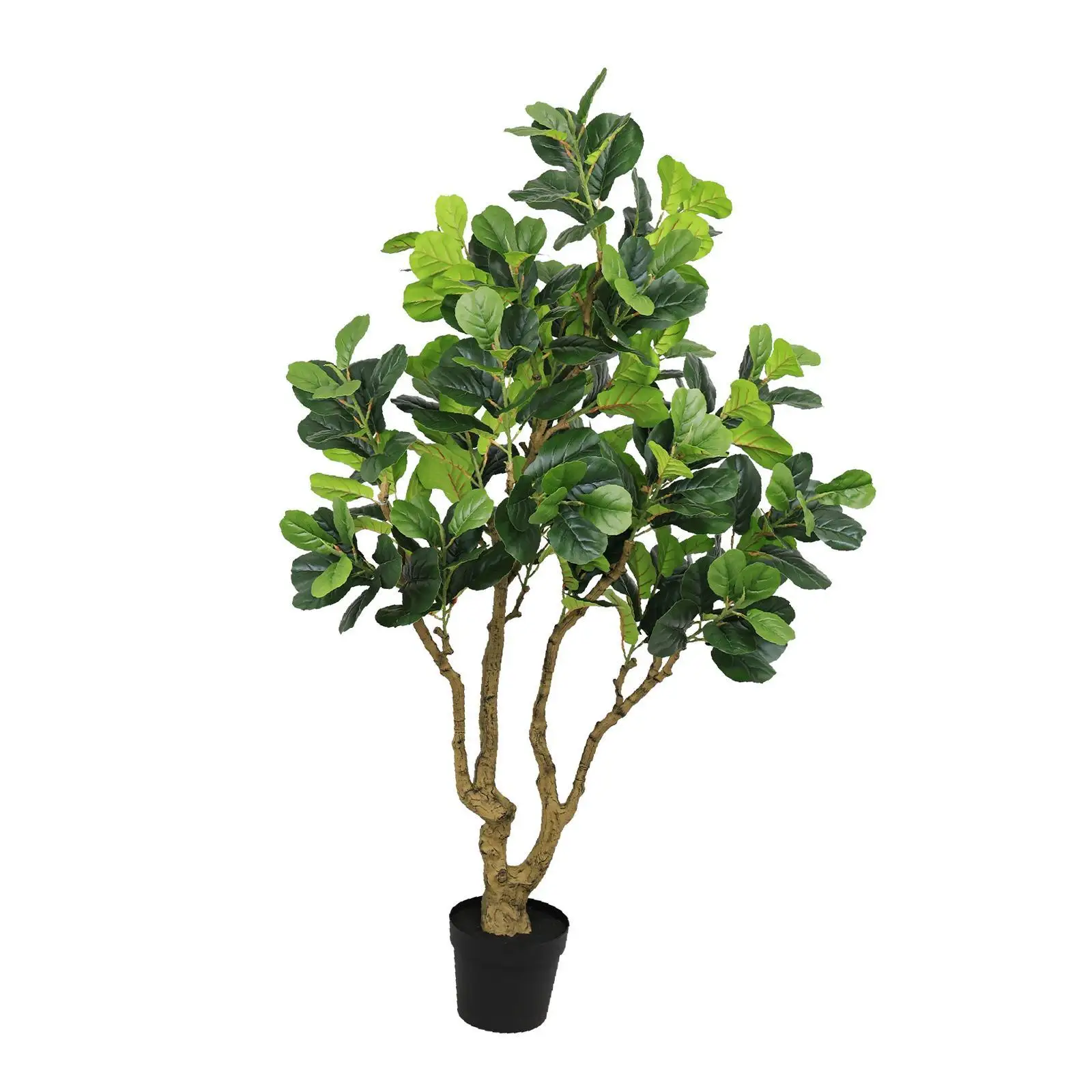 

7FT Artificial Banyan Tree Indoor Outdoor Silk Leaves Home Decor Fake Green Plant for Patio Office