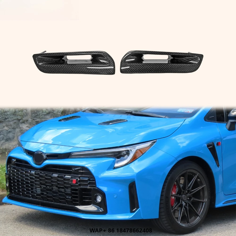 

For 23-25 GR Corolla 5Dr Carbon EPA Front Bumper Side Vents Duct Pair