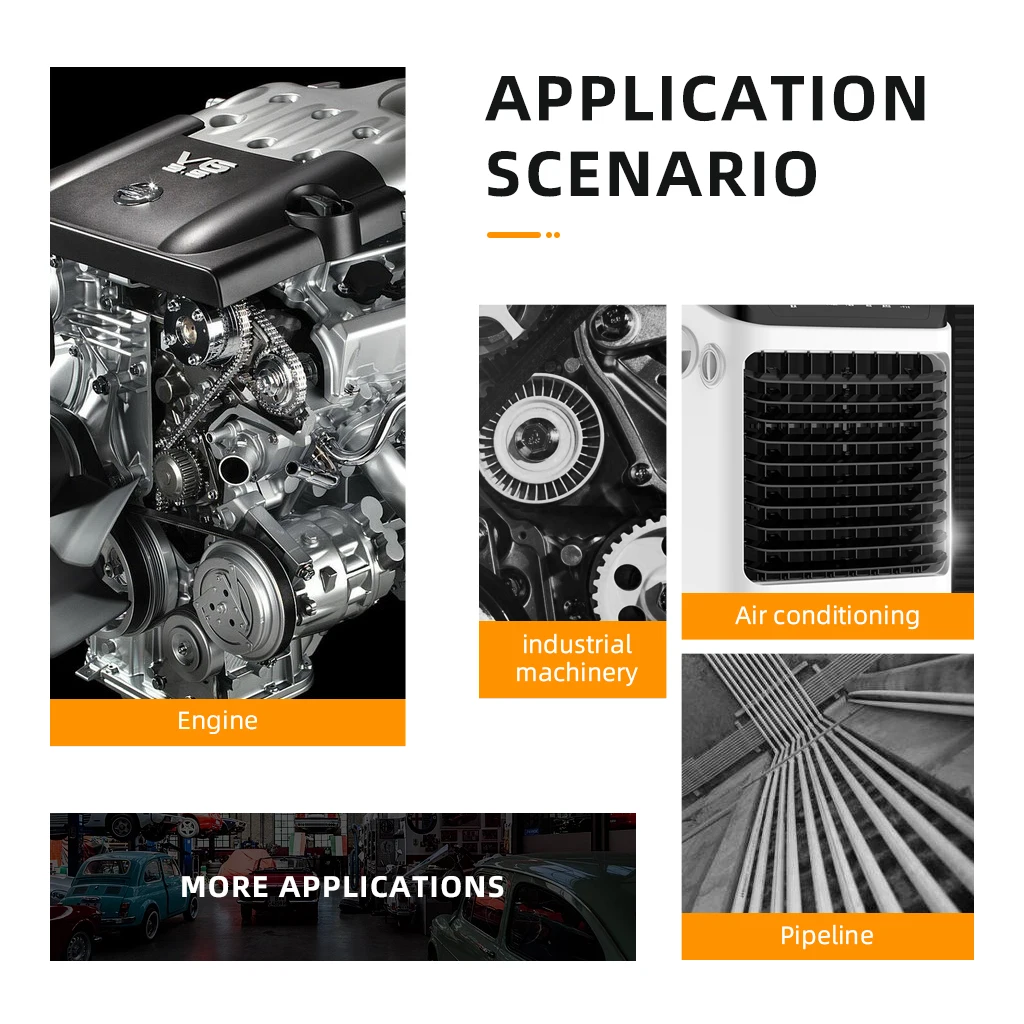 Dual Lens Endoscope Camera 4.3 inch Industrial Handheld Borescope